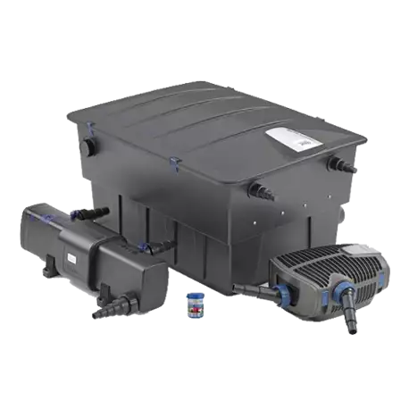 Oase - Filtre gravitaire - Biotec ScreenMatic - Set complet : Filtre + UV + Pompe